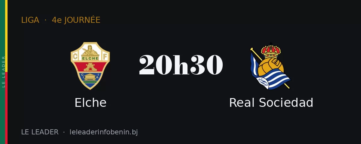 Elche contre Real Sociedad